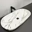 Умивальник VBI Andria M aiax glossY накладний VBI-011702, Мармур - мініатюра 1