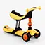 Самокат-велобіг 3 в 1 Best Scooter 32х14х61-75 см Помаранчевий 000231685 - мініатюра 4