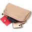 Жіноча сумка на два відділення з натуральної шкіри Vintage 22356 бежева - мініатюра 6