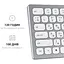 Клавіатура OfficePro SK1550 Wireless White SK1550W (128855) - мініатюра 8