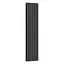 Вертикальний радіатор Navin Largo Double 456х1800-6, anticor, чорний муар 10-012033-4880, Чорний матовий - мініатюра 2