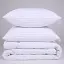 Набор MirSon №1115 Сolor Fun Line Stripe White Eco-Soft 172 х 205 см белый (2200010868531) - миниатюра 4
