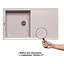 Кухонна мийка Lidz 860x500/240 MAR-07 (LIDZMAR07860500240) - мініатюра 3