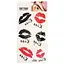 Тимчасове татуювання Kiss Tattoo 1020-HM541 червоно-чорний - мініатюра 1