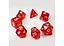 Набір кубиків Transparent 7 Dice Set - Red , 7 шт. (g7dtran02) - мініатюра 2