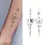 Набор детских часов тату Черные мини №2 black-tattoo-mini-set-2-3, 30 штук по 9,5*5,5 см - миниатюра 4