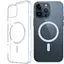Чехол противоударный HYBRID Clear Case Ultra Hybrid with MagSafe для Apple iPhone 15 Pro Max Прозрачный с магнитом - миниатюра 1