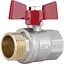 Кран кульовий Thermo Alliance Standart 1" ВЗ прямий, PN40, метелик SD607NW25PN40 - мініатюра 1