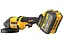 Шлифмашина угловая-болгарка DeWalt аккумуляторная бесщеточная с АКБ и ЗУ DCG418SHDX2 - миниатюра 4