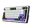 Клавіатура ігрова механічна HATOR HK-75-WV Hellyberry Switch USB White-Violet - мініатюра 3