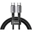 Кабель Mcdodo Prism Series 65W Type-C to Type-C Data Cable 1 м CA-3130 Черный - миниатюра 1