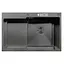 Кухонна мийка Mixxus MH7849R-HK Nano-Black MX1938, Графит - мініатюра 1
