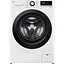 Стиральная машина LG фронтальная 105 кг 1400 A+++ 57 см дисплей пара инвертор белый - миниатюра 1
