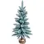 Ялинка штучна Hvoya Elegant настільна 85 см на пеньочку блакитна - мініатюра 1