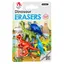 Набір ластиків Динозаври, 6 шт. - мініатюра 1