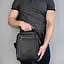 Сумка чоловіча шкіряна чорна Tiding Bag M5608-1A через плече - мініатюра 2