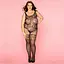 Сетчатый бодистокинг JSY Любовница Зоуи Plus Size Новинки, Black - миниатюра 2