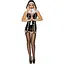 Вініловий костюм черниці Leg Avenue Sinful Sister XL - мініатюра 3