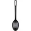 Ложка кухонна Gusto GT-5206 з отворами нейлон чорна (100753) - мініатюра 1
