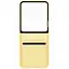 Кожаный чехол Epik Leather Case AAA для Samsung Galaxy Z Flip6 Yellow - миниатюра 6