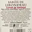 Вино Baron de Lirondeau, красное, полусухое, 11%, 0,75 л - миниатюра 3