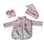 Набор одежды Munecas De Cuna для куклы комбинезон + шапка + пинетки 45 см (R45222) - миниатюра 1