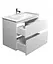 Тумба Мойдодир Палермо 80-U в ванну з умивальником SU-80 Білий - мініатюра 5