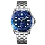 Чоловічий класичний годинник Skmei 9276 (Сріблястий з синім циферблатом) - мініатюра 1