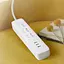 Сетевой фильтр Xiaomi Mi Power Strip (3 розетки 3 USB) 27 W Fast Charge (NRB4049CN) - миниатюра 4