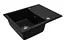 Кухонная мойка гранитная Rea North black ZLE-00124, Черный - миниатюра 1