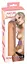Насадка на пенис Nature Skin Sleeve With Bullet 19 см телесный - миниатюра 2
