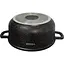 Уцінка. Каструля Vezzer з кришкою та силіконовими накладками на ручки 20 см 2.5 л чорна (VZ8004) - мініатюра 4