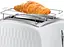 Тостер Russell Hobbs Honeycomb 850 Вт пластик широкі слоти білий - мініатюра 10