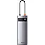 USB-хаб Baseus Metal Gleam Series 5-in-1 Multifunctional Type-C Hub Space Gray (CAHUB-CX0G) [72630] - мініатюра 4