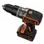 Аккумуляторная дрель-шуруповерт Black+Decker с АКБ и ЗП BL188KB - миниатюра 4