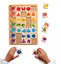 Дерев'яна розвиваюча гра-сортер "Асоціації - кольори 3" Ubee ПСД268 - мініатюра 1