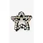 Заколка-краб Зірочка 6-6,9-18 Чорний - мініатюра 1