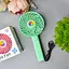 Дитячий портативний USB-вентилятор Mini Fan на акумуляторі зелений (2628-1) - мініатюра 2