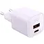 Мережевий зарядний пристрій XO L147(EU) PD20W 1USB-A+1USB-Charger Фіолетовий - мініатюра 1