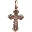 Золотой крестик Харьковская ювелирная фабрика. Распятие Христа. 118-А - миниатюра 1