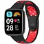 Ремешок DK для Xiaomi Redmi Watch 3 Active / 3 Lite Silicone Sport Band Nike (black / red) - миниатюра 3