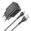 Комплект зарядний Hoco N25 Maker (2 USB) + Кабель MicroUSB чорні 6931474782113 - мініатюра 3