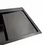 Кухонна мийка Platinum Handmade 78x50В L PVD чорна (товщина 3.0/1.0 мм), Чорний - мініатюра 3