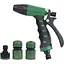 Набор для полива Grad пистолет-распылитель 2-х режимный 2 коннектора + адаптер (5012485) - миниатюра 1