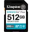 Карта памяти Kingston SDXC Canvas Go! Plus 512GB Class 10 UHS-I U3 V30 (SDG4/512GB) (138275) - миниатюра 1