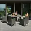 Садові меблі Di Volio Verona 6+1 сірий/сірий - мініатюра 5