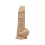 Фалоімітатор із вібрацією SilexD Norman Vibro Flesh (Model 1 size 8,5") + LRS, діаметр 5 см - мініатюра 2