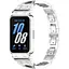Ремешок-бампер DK для Samsung Galaxy Fit3 (R390) Metal Band Fitlink Diamond (silver) - миниатюра 2