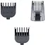 Набір для стрижки Remington Graphite, для голови, вусів, бороди, носа і тіла, акум., насадок-6, чорний - мініатюра 5