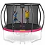 Батут с внутренней сеткой 4FIZJO Premium 10FT 312 см 4FJ0604 Black/Pink (P-5907739314604) - миниатюра 1